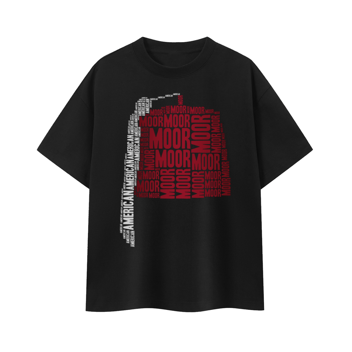 Moorish American Fez Word Art Dark Print