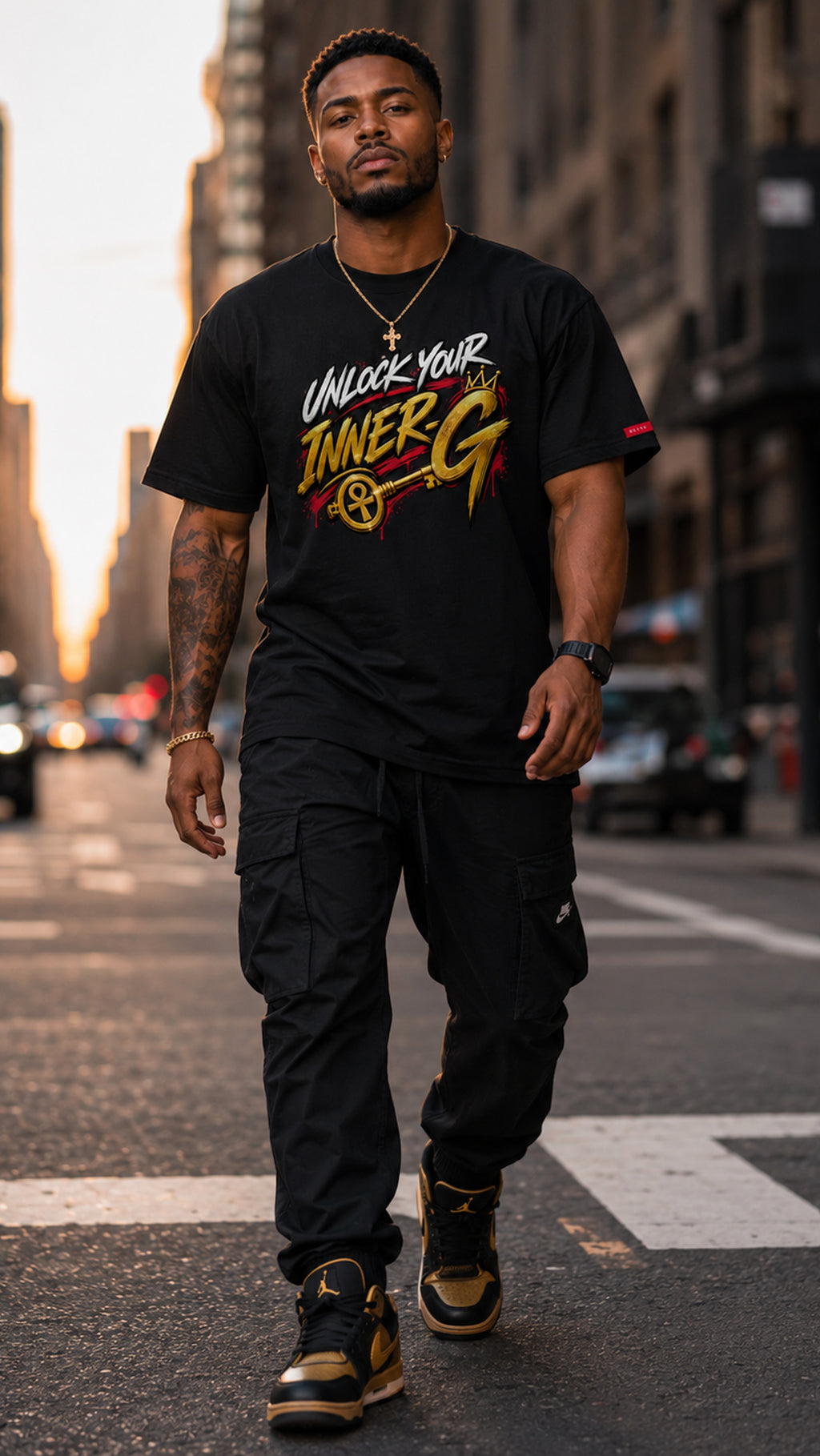 Unlock Your Inner-G Graphic Tee | Divine Energy Streetwear
