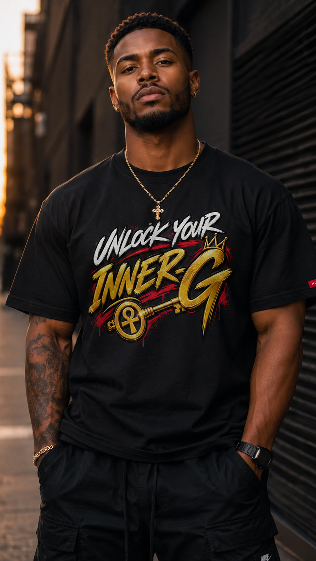 Unlock Your Inner-G Graphic Tee | Divine Energy Streetwear