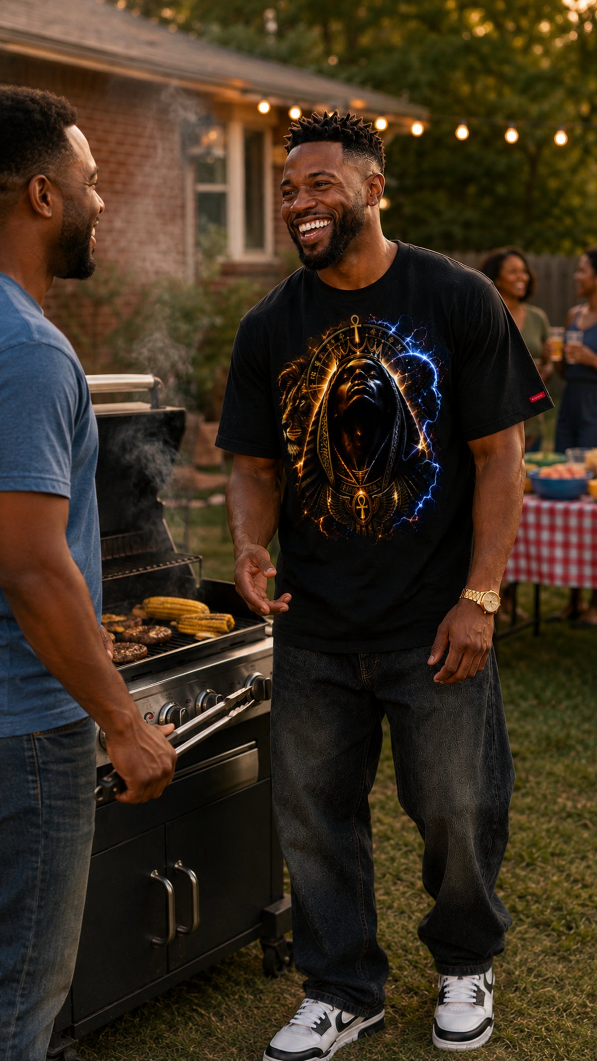 BMG — Black Man Is God Double-Sided Graphic Tee