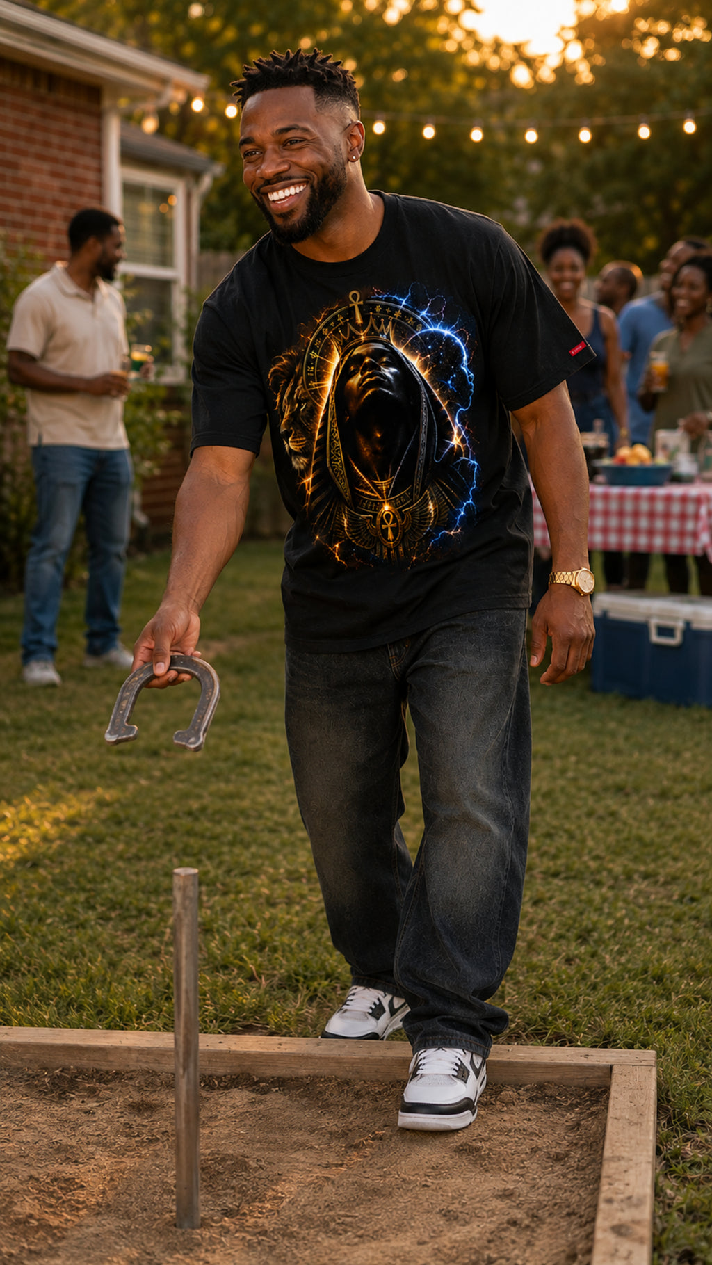 BMG — Black Man Is God Double-Sided Graphic Tee