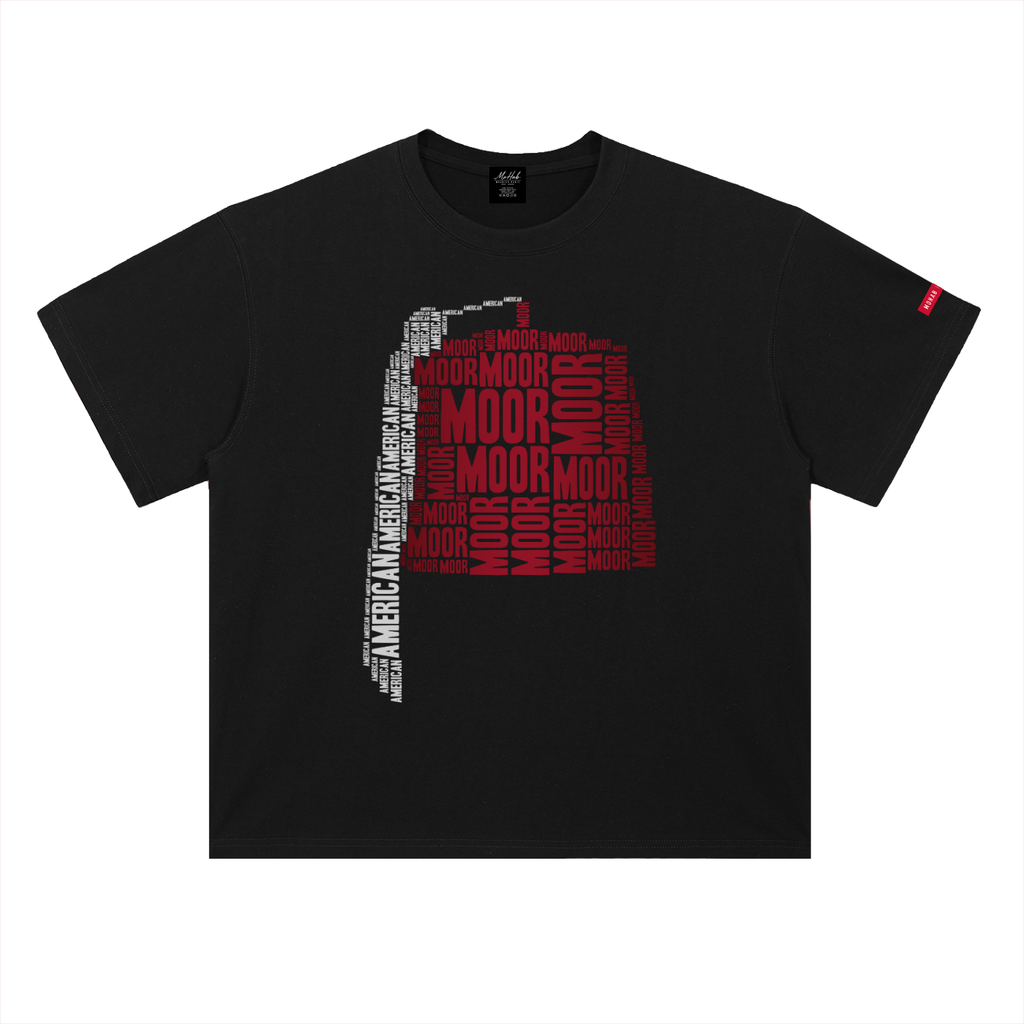 Moorish American Fez Word Art Dark Print